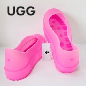 UGG  UGGguard Galosh Rain Boot Cover Pink Rubber UNISEX NEW UNUSED
